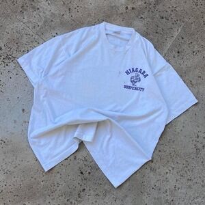 Vintage Niagara University School of Business 90s T-Shirt Tee College